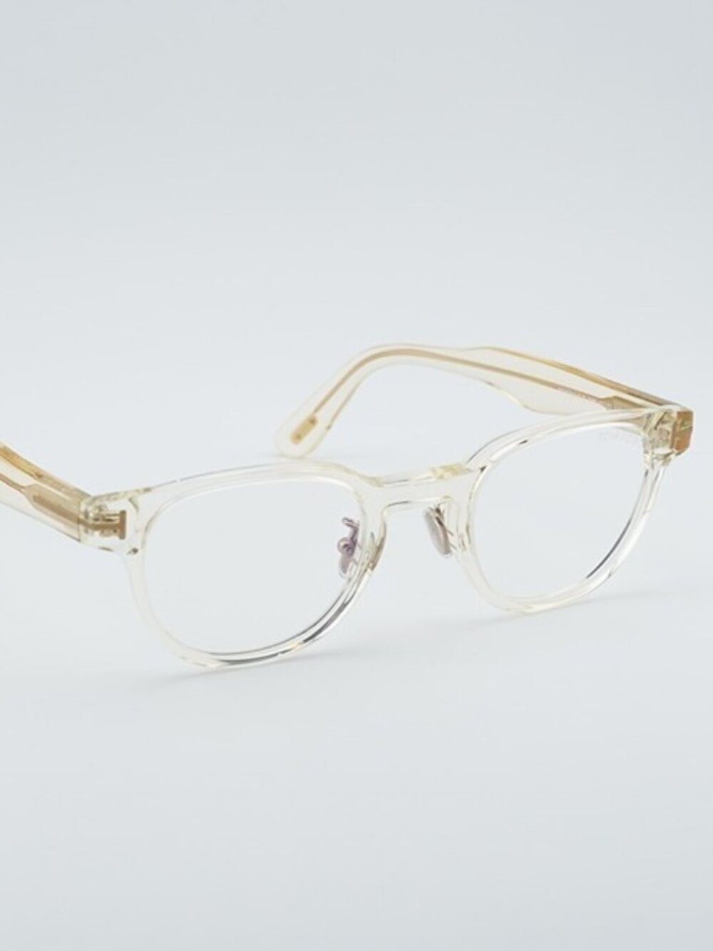 Tom Ford FT5783-D-B 039 Eyeglasses Yellow 47mm Square Frame, Blue Light Block
